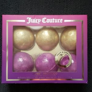 Juicy Couture Set of six scented bath fizzers